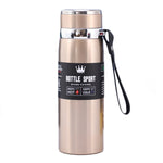 Caneca Isolada em Aço Inoxidável 316 Grande Capacidade Termo a Vácuo Garrafa de Água Isolada Portátil para Carro e Exterior, 800ml, 1000ml