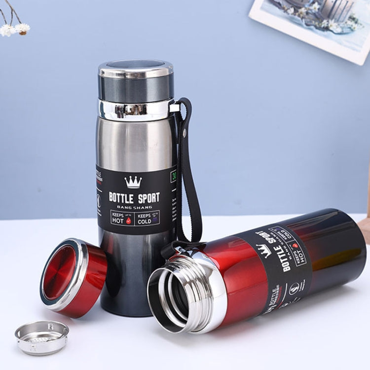 Caneca Isolada em Aço Inoxidável 316 Grande Capacidade Termo a Vácuo Garrafa de Água Isolada Portátil para Carro e Exterior, 800ml, 1000ml