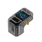 Adaptador Tipo-C com Ecrã Digital em U Cotovelo 180 Graus 140W 4.0, Cotovelo 180 Graus