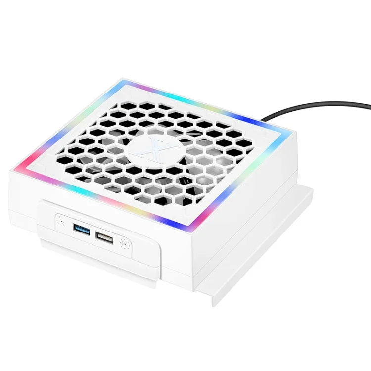 Ventoinha de Arrefecimento Lateral RGB com Luz Colorida para Consola XBOX Series S, Radiador, Para XBOX Series S