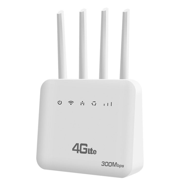Roteador Plug-in Sem Fios 4G CPE WiFi6 Hotspot Sem Fios de Dupla Porta, Ficha EU, Para Europa / Ásia / África