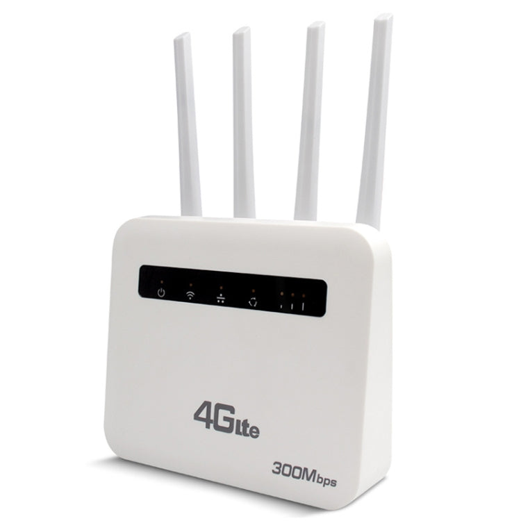Roteador Plug-in Sem Fios 4G CPE WiFi6 Hotspot Sem Fios de Dupla Porta, Ficha EU, Para Europa / Ásia / África