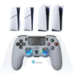 Comando Sem Fios Bluetooth para PS5 / PS5 Slim com Giroscópio de 6 Eixos Integrado, Sem Fios