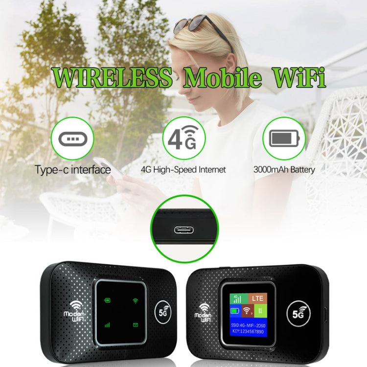 Roteador Sem Fios 4G Portátil Plug-in para Carro WiFi, M9S-LCD, M9S-LED