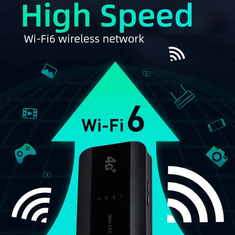 Roteador Plug-in 4G WiFi6 LTE Sem Fios Porta Mini CPE Hotspot Sem Fios, M10-EW