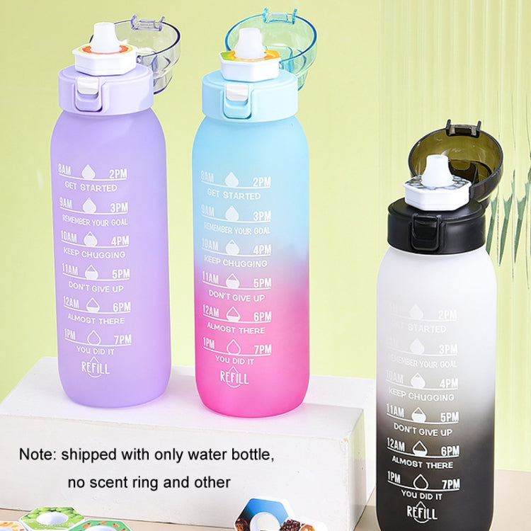 Caneca de Água Tritan de Grande Capacidade 1000ml com Cor em Gradiente para Desporto ao Ar Livre