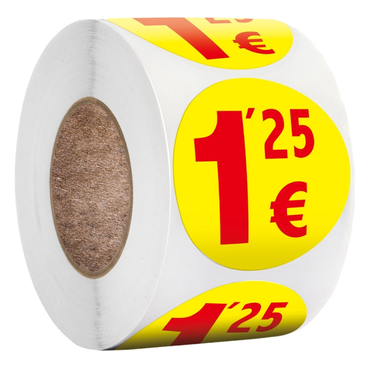 500pcs /Rolo Etiqueta de Preço de 3.8cm Autocolante de Vedação para Supermercado, S119, S120