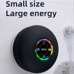 Coluna Bluetooth Portátil com Ventosa Grande à Prova de Água para Casa de Banho BT-07