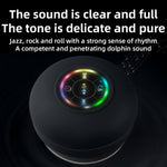 Coluna Bluetooth Portátil com Ventosa Grande à Prova de Água para Casa de Banho BT-07