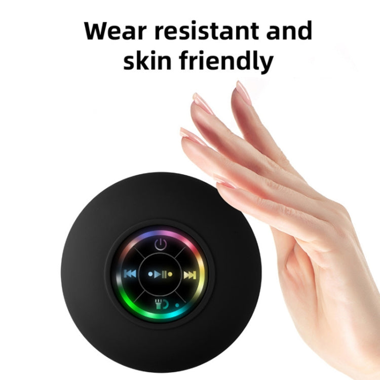 Coluna Bluetooth Portátil com Ventosa Grande à Prova de Água para Casa de Banho BT-07