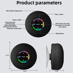 Coluna Bluetooth Portátil com Ventosa Grande à Prova de Água para Casa de Banho BT-07