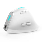 ZELOTES F36 Teclado Vertical Ergonómico com 9 Teclas, Programável, Duplo Bluetooth + Rato Sem Fios 2.4G, F36 (Branco), F36 (Preto)