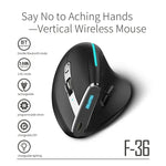 ZELOTES F36 Teclado Vertical Ergonómico com 9 Teclas, Programável, Duplo Bluetooth + Rato Sem Fios 2.4G, F36 (Branco), F36 (Preto)