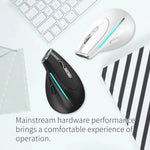 ZELOTES F36 Teclado Vertical Ergonómico com 9 Teclas, Programável, Duplo Bluetooth + Rato Sem Fios 2.4G, F36 (Branco), F36 (Preto)