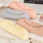 Bolsa de Armazenamento para Pincéis de Maquilhagem em Silicone Bolsa Portátil para Armazenamento de Viagem Organizador Cosmético de Grande Capacidade