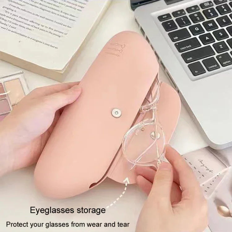 Bolsa de Armazenamento para Pincéis de Maquilhagem em Silicone Bolsa Portátil para Armazenamento de Viagem Organizador Cosmético de Grande Capacidade