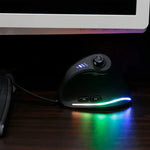 ZELOTES C18 Teclado Vertical Ergonómico com 11 Teclas RGB, Joystick Programável, Rato Gaming Com Fios, C18