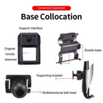 For BMW Car Air Outlet Modified Mobile Phone Holder Base, 05-12 3 Series, 08-13 X5/X6, 09-15 7 Series, 11-16 X3/X4, 10-17 5GT  Imported, 11-17 5 Series, 11-17 5 Series Universal Applicable to Double Rollers, 12-15 X1, 13-19 3 Series/4 Series           ...
