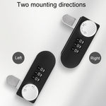 Home Drawer Locker Mechanical Dial And Quarter Turn Combination Lock, Left Turn, Right Turn