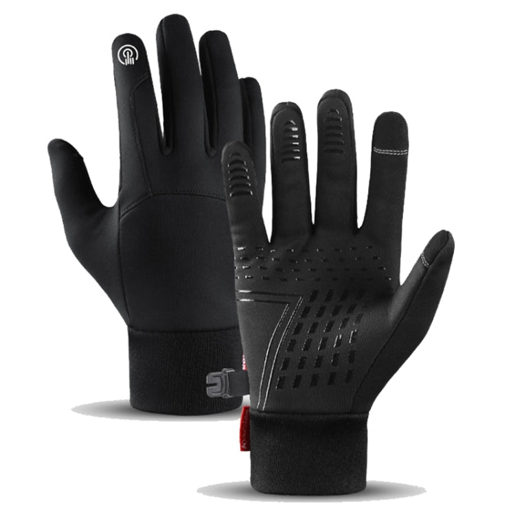 Luvas Impermeáveis para Ciclismo Quentes Kyncilor Luvas de Veludo Ultra-suave com Ecrã Tátil de Dois Dedos, M, L, XL