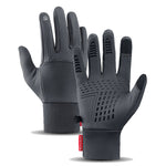 Luvas Impermeáveis para Ciclismo Quentes Kyncilor Luvas de Veludo Ultra-suave com Ecrã Tátil de Dois Dedos, M, L, XL
