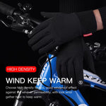 Luvas Impermeáveis para Ciclismo Quentes Kyncilor Luvas de Veludo Ultra-suave com Ecrã Tátil de Dois Dedos, M, L, XL