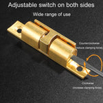 2pcs Fecho Magnético de Mola para Armário com Ventosa, Pequeno Dourado, Médio Dourado, Grande Dourado, Extra Grande Dourado, Pequeno Prateado, Médio Prateado, Grande Prateado, Extra Grande Prateado