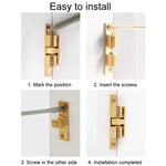 2pcs Fecho Magnético de Mola para Armário com Ventosa, Pequeno Dourado, Médio Dourado, Grande Dourado, Extra Grande Dourado, Pequeno Prateado, Médio Prateado, Grande Prateado, Extra Grande Prateado