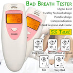 Detector de Mau Hálito Monitor de Teste de Gás de Odor, Versão em Inglês