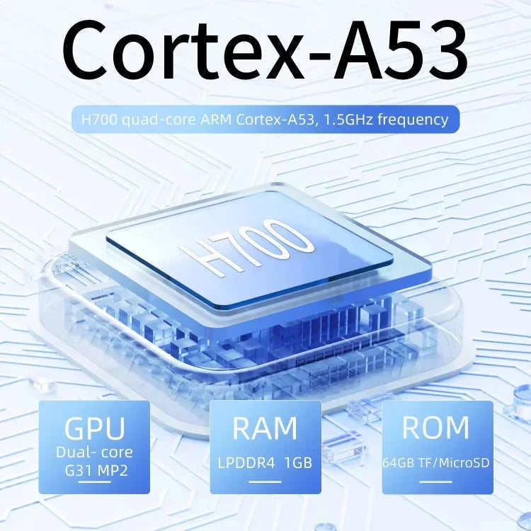 Consola de Jogos Vertical ANBERNIC RG40XXV com Ecrã HD e Joystick com Luz Ambiente, Consola Retro Portátil, 64GB, 64GB+128GB, 64GB+256GB