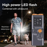 Repelente Ultrassónico para Cães com Dupla Cabeça e Luz LED de Alta Potência, P7