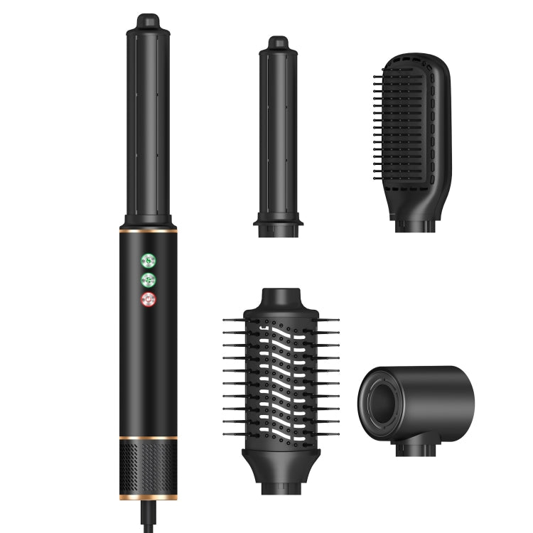 Pente de Ar Quente 5 em 1 Modelador Automático com Íons Negativos Secador de Cabelo, Cinzento Plugue UE, Cinzento Plugue UK, Cinzento Plugue US, Azul Dourado Plugue US, Preto Dourado Plugue UE, Preto Dourado Plugue UK