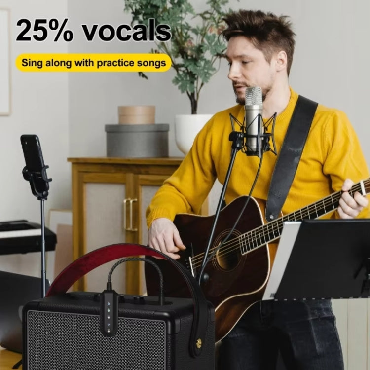 Processador Vocal para Prática de Canto ao Vivo Bluetooth Receptor T300, T300