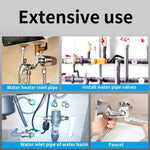 Chave para torneira de lavatório multifuncional para água quente e fria
