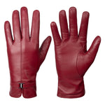 Luvas para Mulher em Pele de Carneiro com Forro de Lã Resistente ao Vento Quentes Luvas Grossas para Neve com Ecrã Tátil para Condução, S, M, L, XL