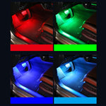 Eight-Color LED Voice Control Car Music Rhythm Atmosphere Light, 5V USB Remote Control, 5V USB APP, 5V USB APP + Remote Control, 5V USB With Switch Remote Control, 5V USB With Switch APP, 5V USB With Switch APP + Remote Control                         ...