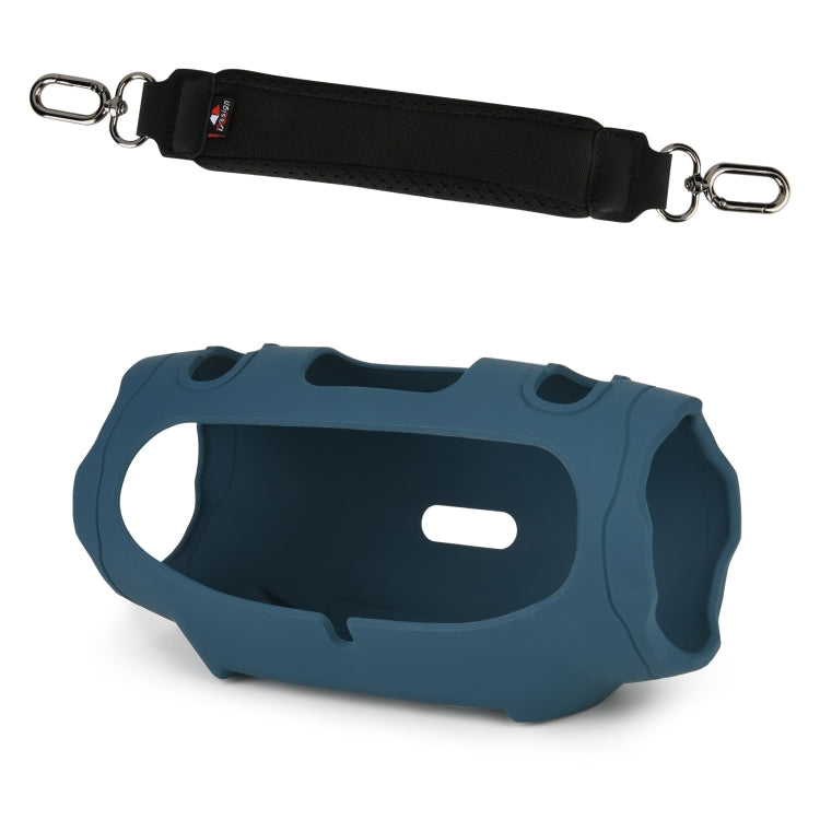 Capa de Silicone para Coluna JBL Xtreme 4 com Alça de Transporte Descompressora, Capa Protetora Portátil com Alça Preta, com Alça Azul, com Alça Verde
