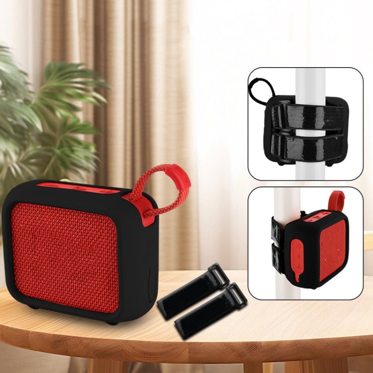 Capa de Silicone para Coluna JBL Go 4 com Correia de Fixação para Bicicleta ou Carrinho de Golfe