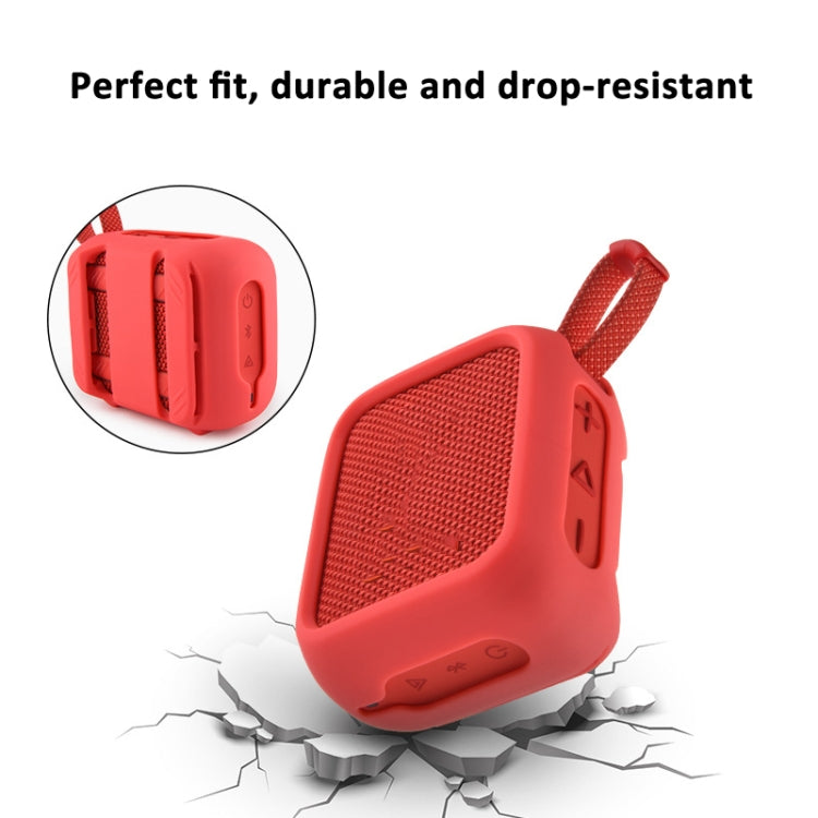 Capa de Silicone para Coluna JBL Go 4 com Correia de Fixação para Bicicleta ou Carrinho de Golfe