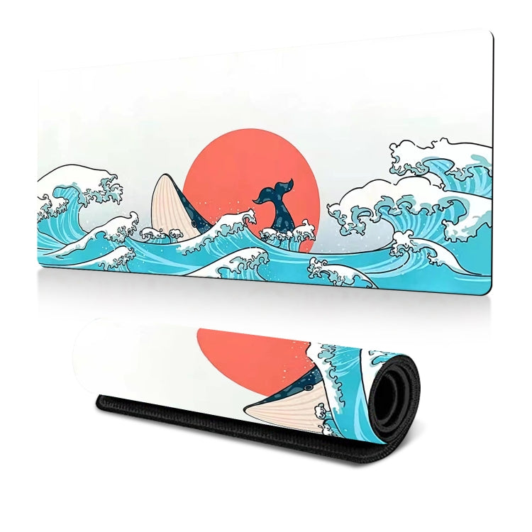 Tapete de Rato Gaming Big Wave em Borracha Antiderrapante para Secretária, 300x600x2mm, 300x700x3mm, 300x800x2mm, 300x800x3mm, 400x900x2mm, 400x900x3mm