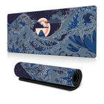Tapete de Rato Gaming Big Wave em Borracha Antiderrapante para Secretária, 300x600x2mm, 300x700x3mm, 300x800x2mm, 300x800x3mm, 400x900x2mm, 400x900x3mm