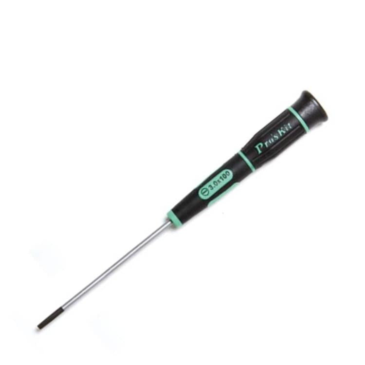 Chave de fendas de precisão ProsKit SD-081-S7 com fenda (3,0 x 100mm) para reparações eletrónicas diárias