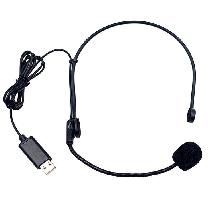 Auricular USB com Microfone para Jogo de Voz em Aula Online
