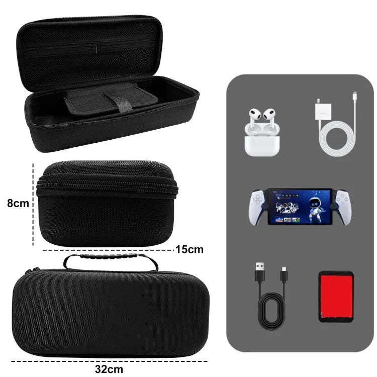 Bolsa de Armazenamento EVA à Prova de Choques e Água para Consolas de Jogos PS Portal