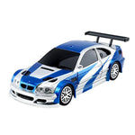 Carro de controlo remoto mini 4WD de deriva em escala 1:43, 4301 Mustang Preto, 4302 M3 Azul, 4303 911 Laranja, 4304 GTR Prateado, 4301G Mustang Preto com Giroscópio, 4302G M3 Azul com Giroscópio, 4303G 911 Laranja com Giroscópio