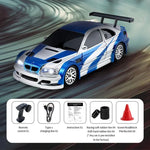 Carro de controlo remoto mini 4WD de deriva em escala 1:43, 4301 Mustang Preto, 4302 M3 Azul, 4303 911 Laranja, 4304 GTR Prateado, 4301G Mustang Preto com Giroscópio, 4302G M3 Azul com Giroscópio, 4303G 911 Laranja com Giroscópio