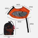 AOTU AT8917 1 Par de Cobre-pés para Montanhismo ao Ar Livre com Faixa Reflectora, Calçado para Caminhadas à Prova de Neve, Cobre-sandálias para Deserto e Areia
