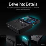 Consola portátil de bolso de código aberto TRIMUI BRICK com Bluetooth sem fios HD Retro Arcade, padrão sem cartão, 64G, 128G, 256G