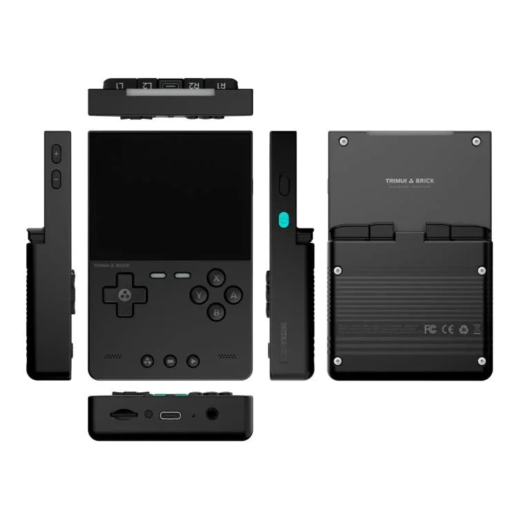 Consola portátil de bolso de código aberto TRIMUI BRICK com Bluetooth sem fios HD Retro Arcade, padrão sem cartão, 64G, 128G, 256G