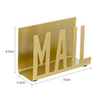 Organizador de Secretária para Correspondência em Metal para Casa e Escritório, YH006-1-1, YH006-1-2